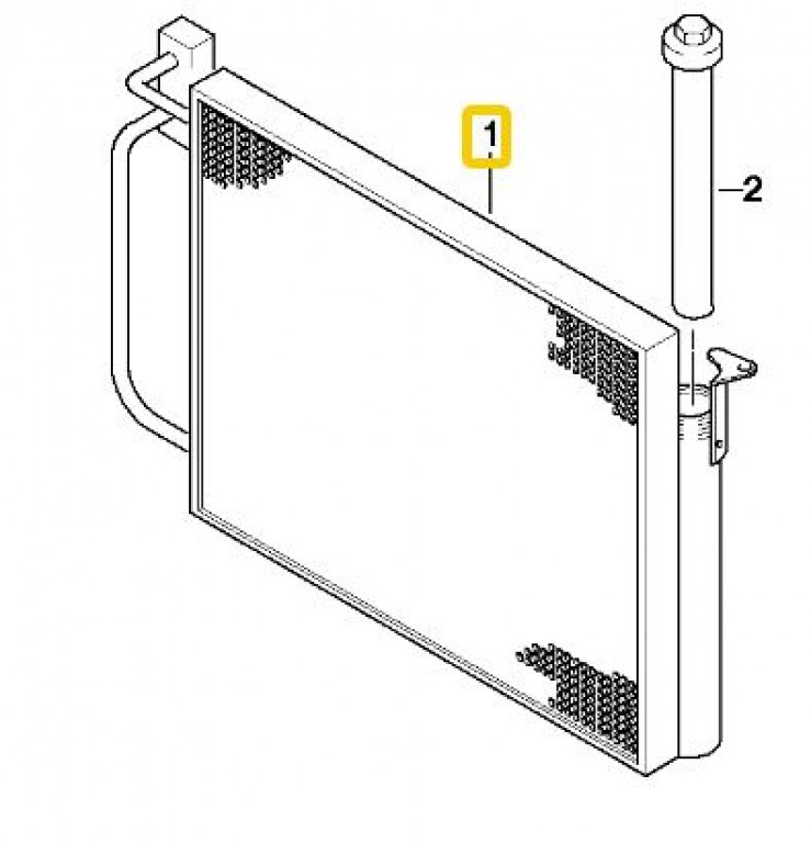 A/C Condensor E53